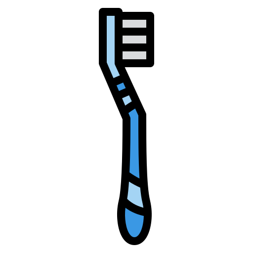 Toothbrush Iconixar Lineal Color icon