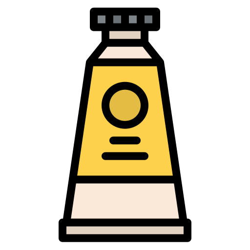 tubo de pintura icono gratis