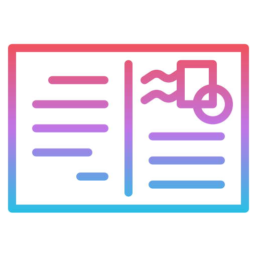 tarjeta postal icono gratis