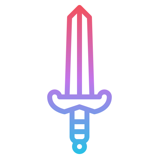 Sword Iconixar Gradient icon