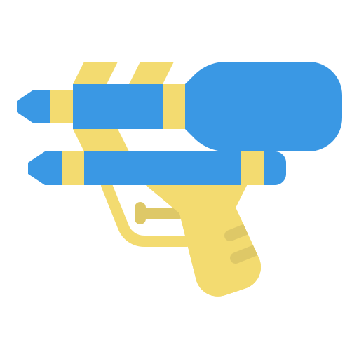 pistola de agua icono gratis