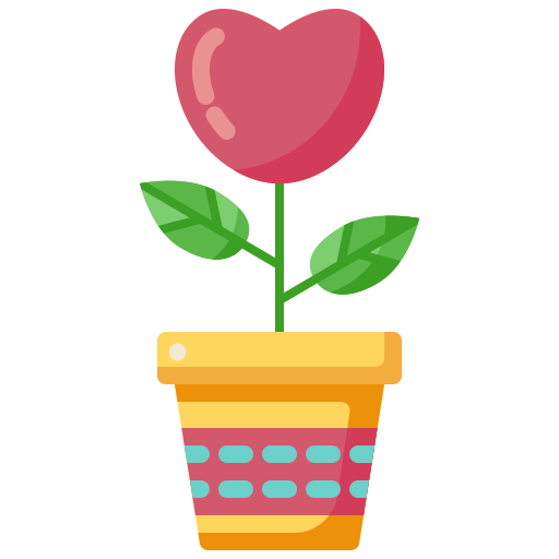 planta de amor icono gratis