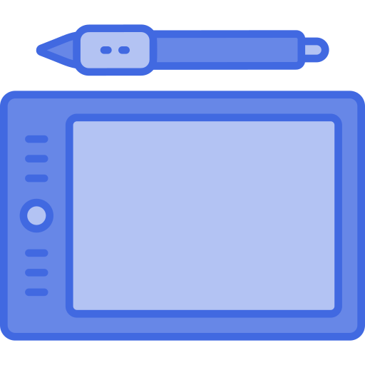 Graphic tablet Generic Blue icon