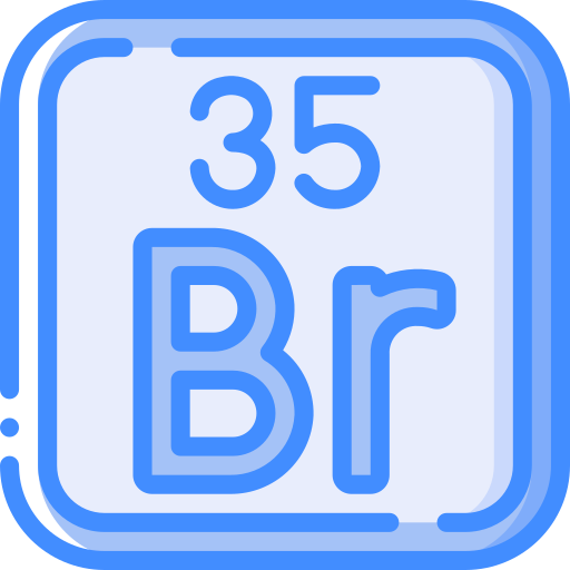 Chemical element Basic Miscellany Blue icon