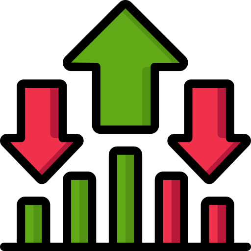 gráfico de barras icono gratis