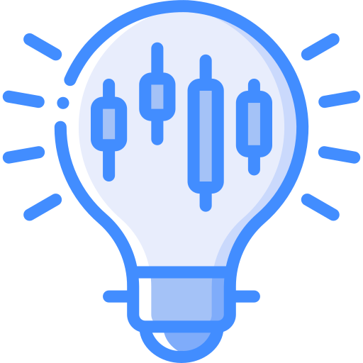 Lightbulb Basic Miscellany Blue Icon