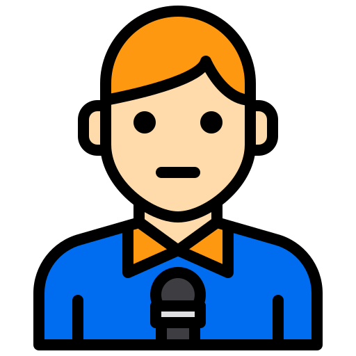 journaliste Icône gratuit journaliste Icône gratuit