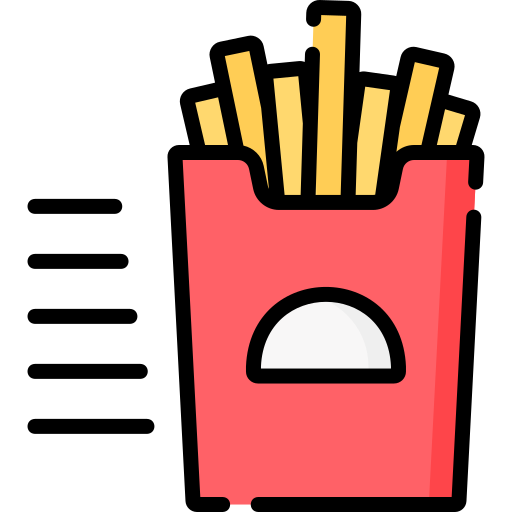 French fries - Free food icons