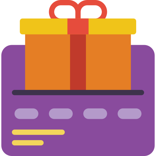 tarjeta de regalo icono gratis