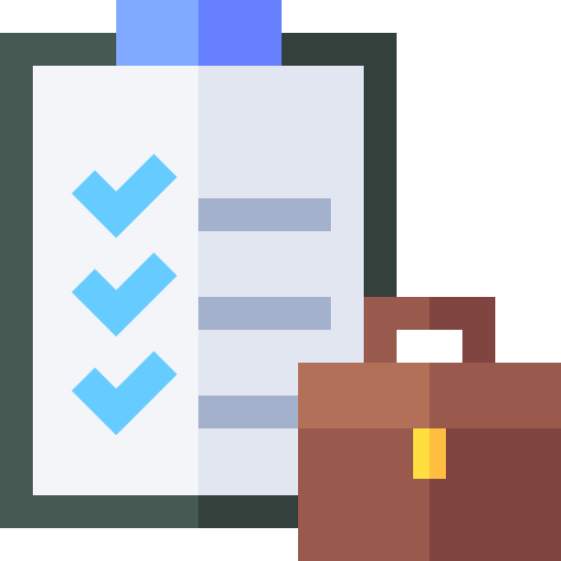 Checklist Basic Straight Flat icon