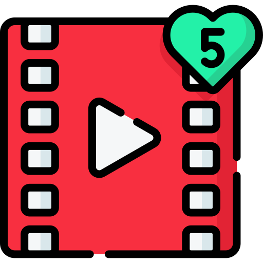 reproductor de video icono gratis