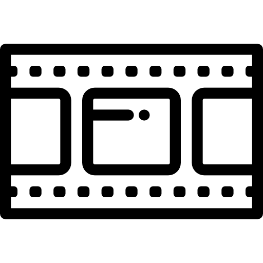 Movies Detailed Rounded Lineal icon