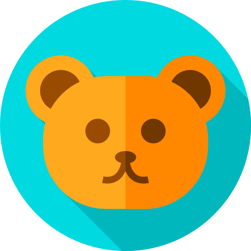 oso de peluche icono gratis