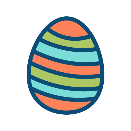 Egg Generic Outline Color icon