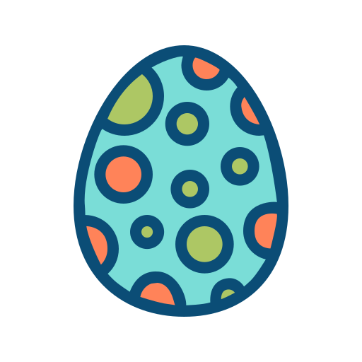 Egg Generic Outline Color icon