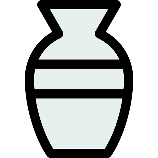 Vase Generic Outline Color icon