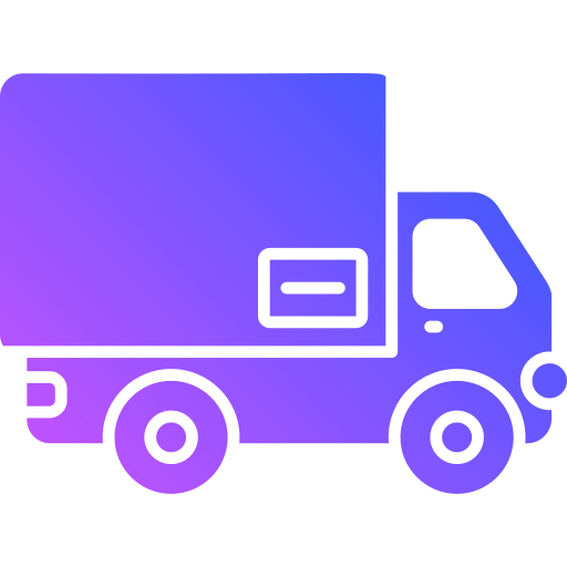 camión de reparto icono gratis