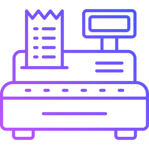 caja de efectivo icono gratis