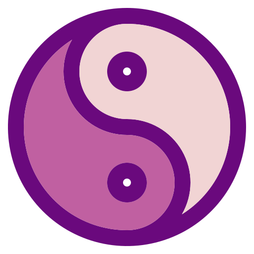 yin yang icono gratis