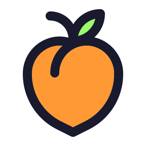 Peach Generic Outline Color icon