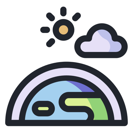 Atmosphere Generic Outline Color icon