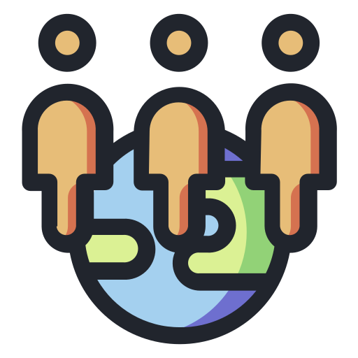 Overpopulation free icon