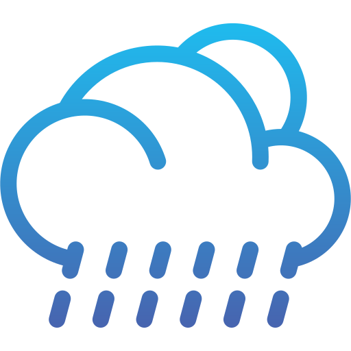 Heavy rain Generic Gradient icon