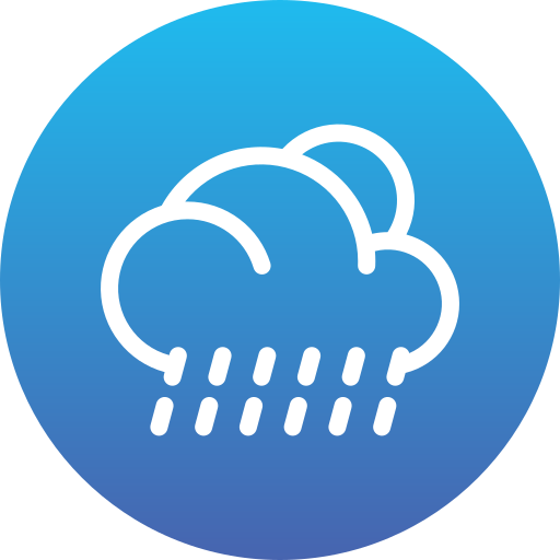 lluvia pesada icono gratis