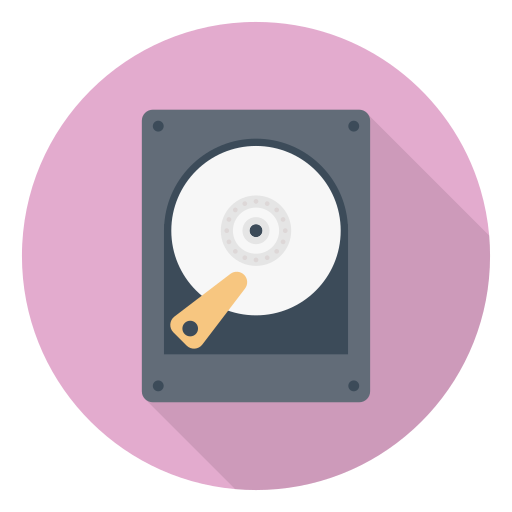Hard disc free icon