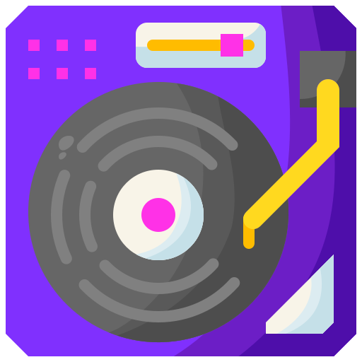 Turntable - Free entertainment icons