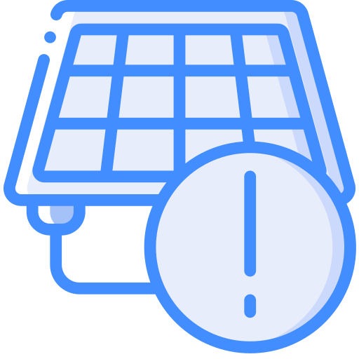 paneles solares icono gratis