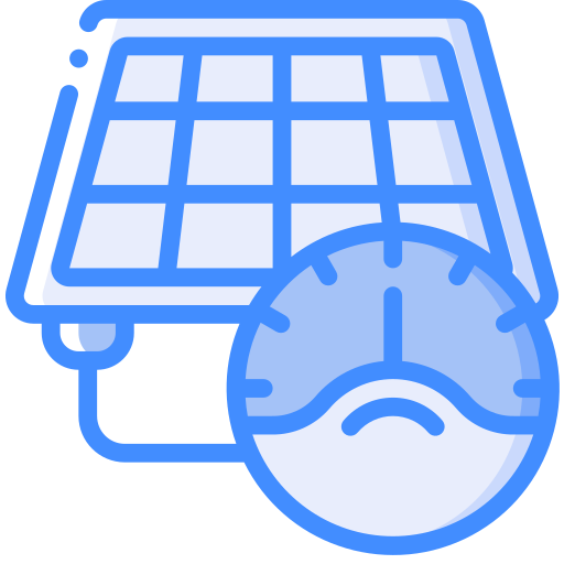 paneles solares icono gratis