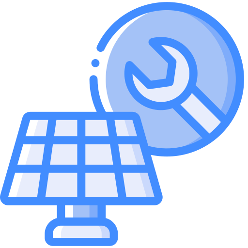 paneles solares icono gratis