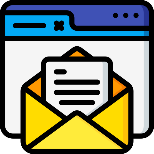 correo de contacto icono gratis
