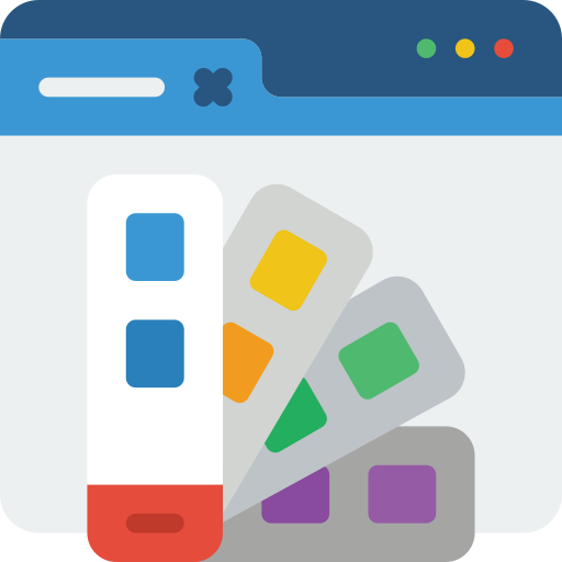 paleta de color icono gratis