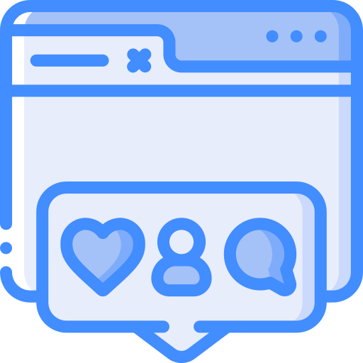 Social media Basic Miscellany Blue icon