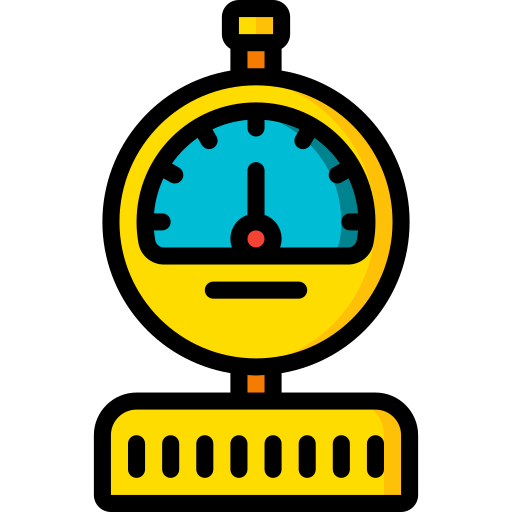 Pressure gauge Basic Miscellany Lineal Color icon