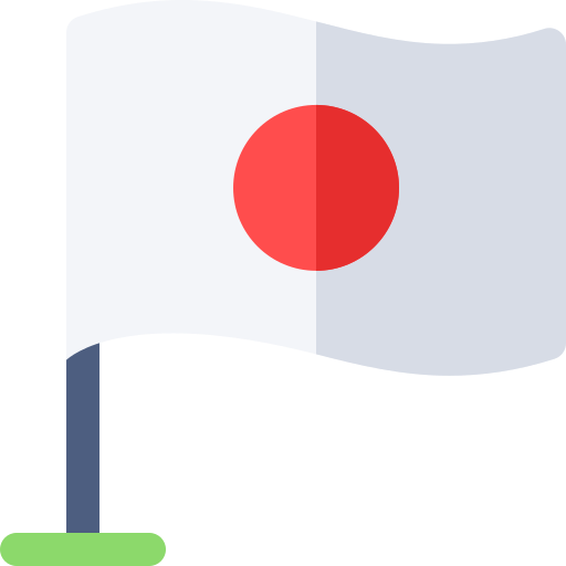 Japan Basic Rounded Flat icon