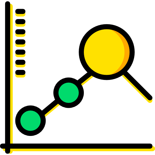 gráfico de linea icono gratis