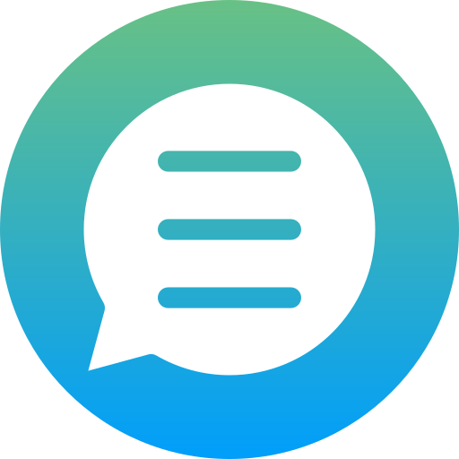 Chat Generic Flat Gradient Icon