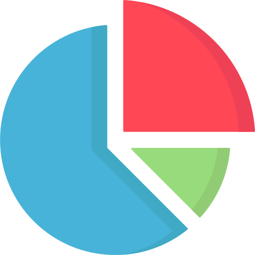 gráfico circular icono gratis