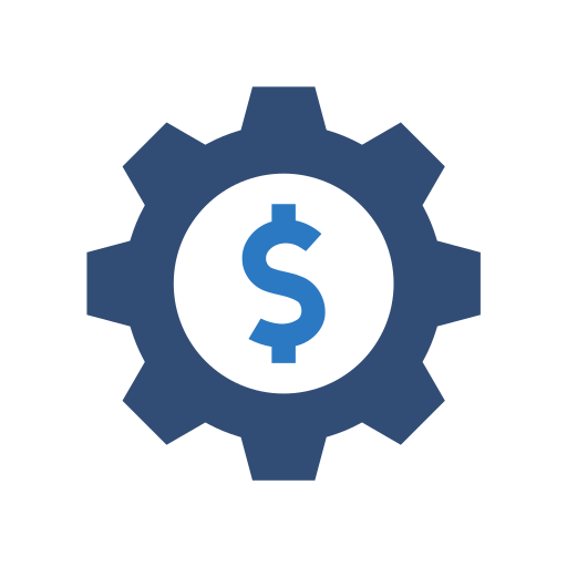 Money management Generic Blue icon