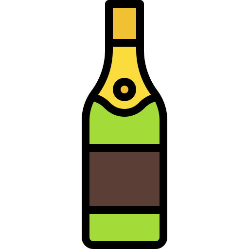 Bottle Generic Outline Color icon