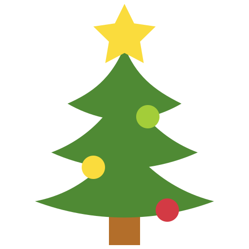 árbol de navidad icono gratis