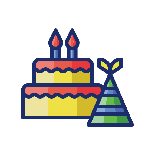 feliz cumpleaños icono gratis