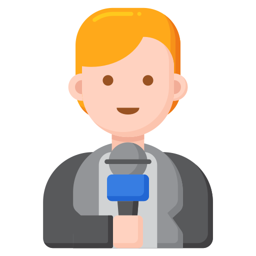 journaliste Icône gratuit journaliste Icône gratuit