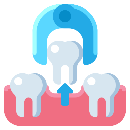 Tooth extraction free icon