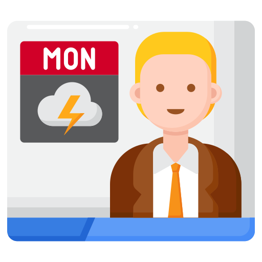météo homme Icône gratuit