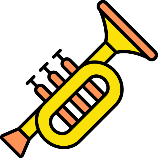 Trumpet Generic Outline Color icon