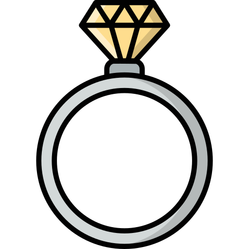 Wedding ring Generic Outline Color icon